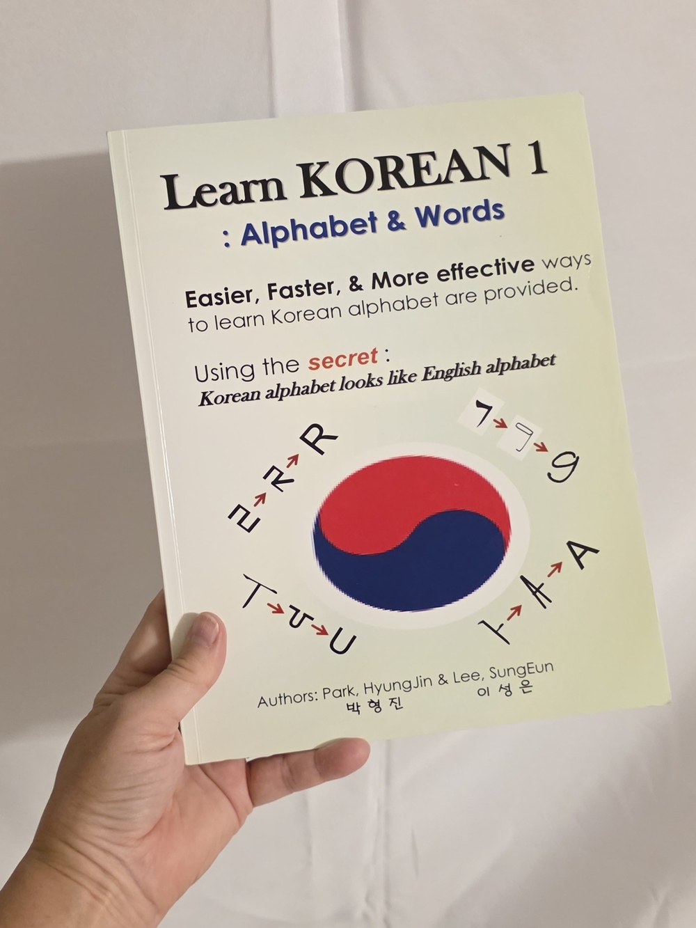 Korean Alphabet Words Hangul Workbook Learn 1